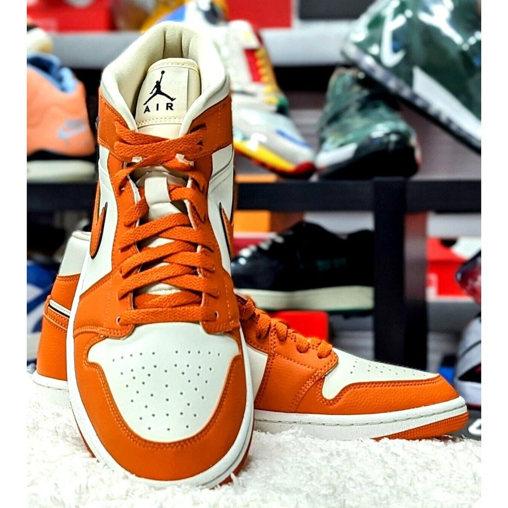 Nike Women's Air Jordan 1 Mid SE Sport Spice Coconut Milk DV1302-100 Sz 12